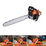 Tronçonneuse thermique willonin® 58cc 50cm - 2 chaînes - idéale pour lélagage et le débitage de bois Tronçonneuse thermique willonin® 58cc 50cm - 2 chaînes - idéale pour lélagage et le débitage de bois