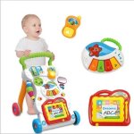 Trotteur b�b� 3 en1tapis de dessincentre dactivit�s jouets pour b�b�jouets � pousser et � tirer avec ...