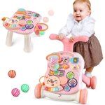 Trotteur bébé chariot de marchejouet à pousser marcheur dactivité pour bébé cadeau pour garçons et filles ... Trotteur bébé chariot de marchejouet à pousser marcheur dactivité pour bébé cadeau pour garçons et filles ...