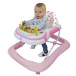 Trotteur bébé évolutif musical pliable réglable en hauteur - rose - monsieur bébé Trotteur bébé évolutif musical pliable réglable en hauteur - rose - monsieur bébé