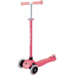 Trottinette 3 roues - globber - primo plus glow lights - rose corail