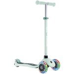 Trottinette 3 roues - globber - primo lights - vert pastel - roues lumineuses - 2 � 7 ans - 50 kg