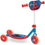 Trottinette 3 roues - mondo - spider - man - capacit 20 kg - roues en pvc - structure en mtal