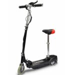 Trottinette électrique avec siège 120 w noir jouets cadeau noël cadeau enfant Trottinette électrique avec siège 120 w noir jouets cadeau noël cadeau enfant
