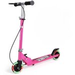 Trottinette enfant 2 roues pimpimsky - hauteur r�glable - freinage double - blanc