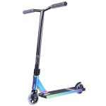 Trottinette freestyle - nkd - rally v4 - noir / arc - en - ciel - aluminium - 2 roues