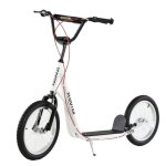Trottinette patinette pour enfants � partir de 5 ans grands pneus guidon r�glable poign�e frein et b�quille ...