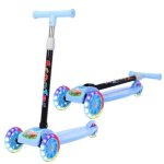 Trottinette - pimpimsky - pliable � 3 roues - roues flash led - hauteur r�glable 60 - 76 cm - pour enfants ...