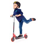 Trottinette pliante city scooter molt� rouge - enfant - 2 roues - aluminium
