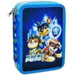 Trousse garnie pat patrouille power up 18 cm - 2 cpt - bleu - enfant - mixte - trousse - zippe