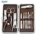 Trousse manucure acier inoxydable ensemble12pcs soins de beauté set de coupe - ongles pour homme / femme ... Trousse manucure acier inoxydable ensemble12pcs soins de beauté set de coupe - ongles pour homme / femme ...