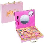 Trousse de maquillage - nice group - pinkit selfie ring - holographique - anneau lumineux - enfants