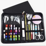 Trousse set kit couture coffret bobine fil coudre mercerie enfile aiguille outil