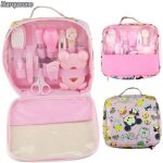 Trousse de soin bb complete marqueune - 13 accessoires - (rose)