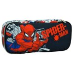 Trousse - spiderman - rouge - 23 cm - 2 compartiments - zippe