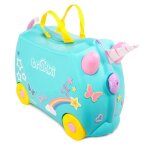 Trunki valise  roulettes pour enfants et bagages  main pour enfants : valise  roulettes licorne una ...