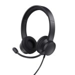 Casque usb - trust - ayda - micro enc - 65% plastique recycl� - filaire noir