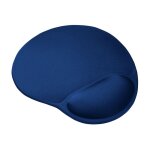 Tapis de souris - trust - bigfoot bleu - anti - drapant - avec repose - poignets - microfibre et gel ...
