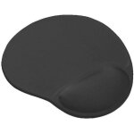 Trust bigfoot tapis de souris ergonomique avec repose poignet en gel 236 x 205 mm base antidrapante ...