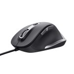 Souris filaire - trust - fyda - 600 - 5000 dpi - ergonomique - 6 boutons - c�ble usb 150cm