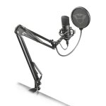 Trust gaming gxt 252 + emita plus microphone usb cardio�de avec bras de micro pour podcast streaming ...