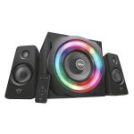 Trust gaming gxt 629 tytan rgb enceinte pc gamer 2. 1 avec caisson de basses pour ordinateur 120 watt ...