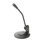 Trust primo microphone de bureau jack 35 mm micro avec angle rglable cble 1. 8m adaptateur pour pc ...