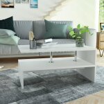 Truvito table basse en agglomérébords en pvc supports en acier inox 90x59x42 cm table de salon basse ... Truvito table basse en agglomérébords en pvc supports en acier inox 90x59x42 cm table de salon basse ...