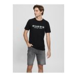 Tshirt coton stretch logo coll� - guess jeans - homme