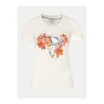 Tshirt logo iconique strass - guess jeans - femme
