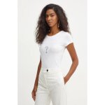 Tshirt logo strass coton stretch - guess jeans - femme Tshirt logo strass coton stretch - guess jeans - femme