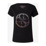 Tshirt stretch logo 4g strass - guess jeans - femme