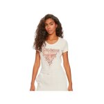 Tshirt stretch logo imprim� - guess jeans - femme