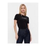 Tshirt uni logo clout - guess jeans - femme