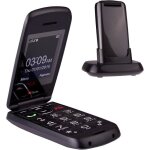 Ttfone star - telephone mobile a clapet et a grosses touches facile a utiliser sans carte sim (gris) Ttfone star - telephone mobile a clapet et a grosses touches facile a utiliser sans carte sim (gris)