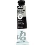 Tube 20ml peinture gouache t7 extra fine noir trichrome