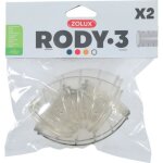 Tube coud pour cage rongeur rody3 - zolux - rodylounge - 2 pices