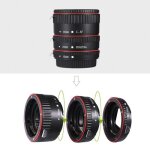 Tubes dextension macro autofocus ttl pour canon ef - s - ensemble de 3 tubes 13mm 21mm 31mm - swarey