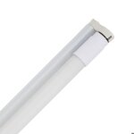 Tube led 150cm t8 g13 22w 130lm / w nano pc + r�glette no flicker 3000k blanc chaud non