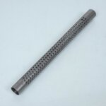 Tube perfor mitraillette pour silencieux de pot dchappement moto 20x22x275mm