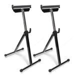 Tubiaz 2x servantes  rouleau chevalet  roulettes support pliable tabli support de matriel servante ...