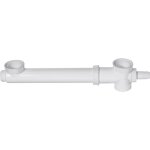 Tubulure �vier 2 bacs - wirquin - avec prise machine � laver - entraxe 110