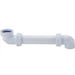 Tubulure - nicoll - lf268f - arri�re - rallonge - pvc blanc