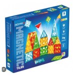 Tuiles magn�tiques - geomag - tiles gems 4100 - 16 pi�ces - formes g�om�triques - effet cristal