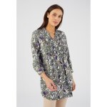 Damart - tunique pure viscose fluide et souple - kaki feuillage