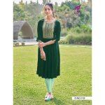 Tunique grande taille brode longue vert kurti indienne unique grande taille brode longue rouge kurti ...