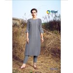 Tunique gris riya robe longue salwar kameez churidar anarkali indienne sari pakistanaise