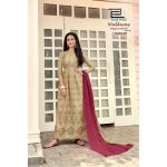 Tunique indienne beige - marque - mod�le - motif ethnique - boho chic - etole incluse