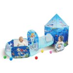 Tunnel descalade - vevor - 1000x1000x780mm tente tunnel de jeu enfants cadeau tout - petits gar�ons filles ...