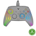 Turtle beach manette de jeu - xbox series xs xbox one et pc - afterglow wave - rgb filaire gris